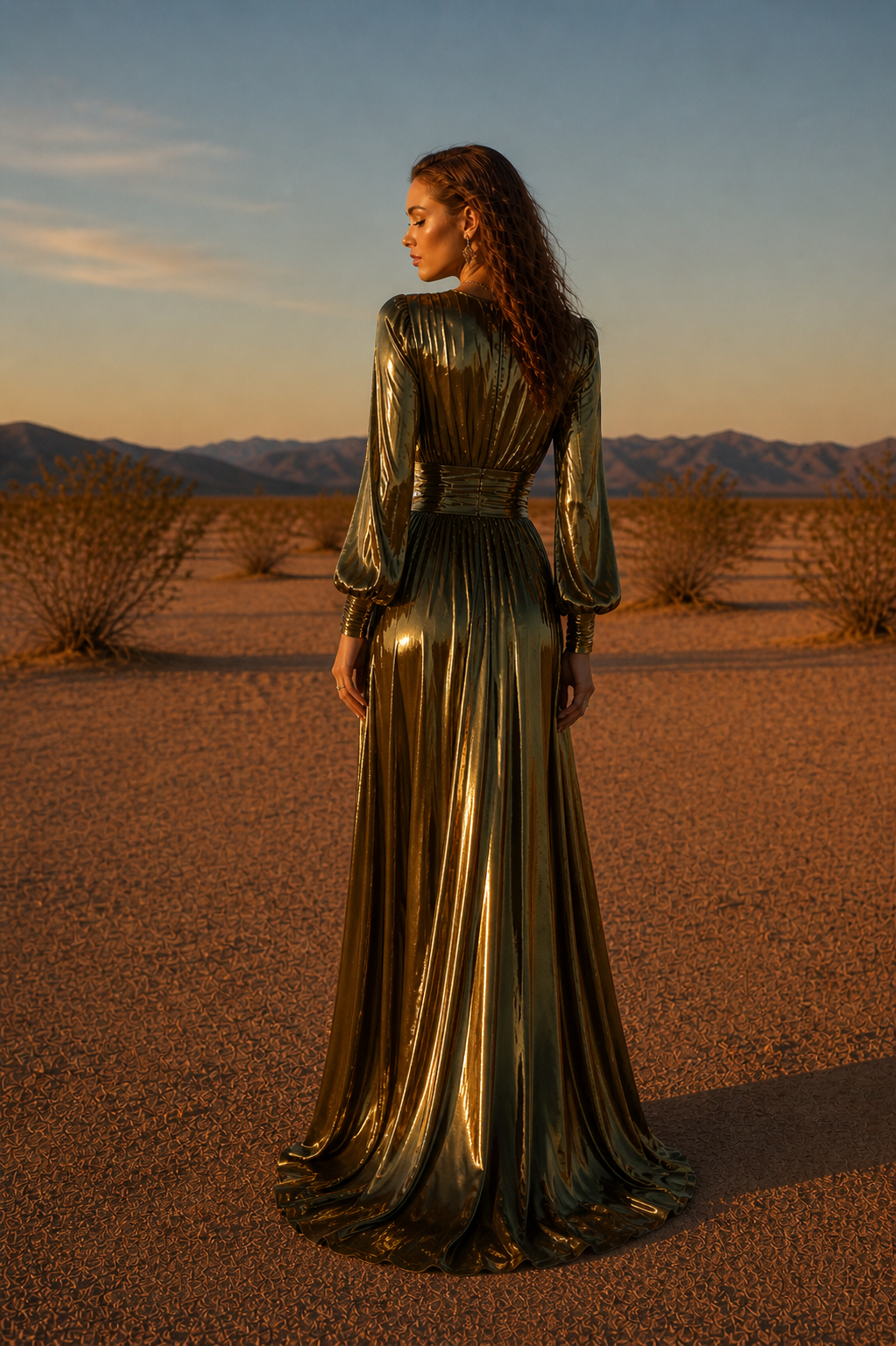 Line of Desire — Silk Dress
