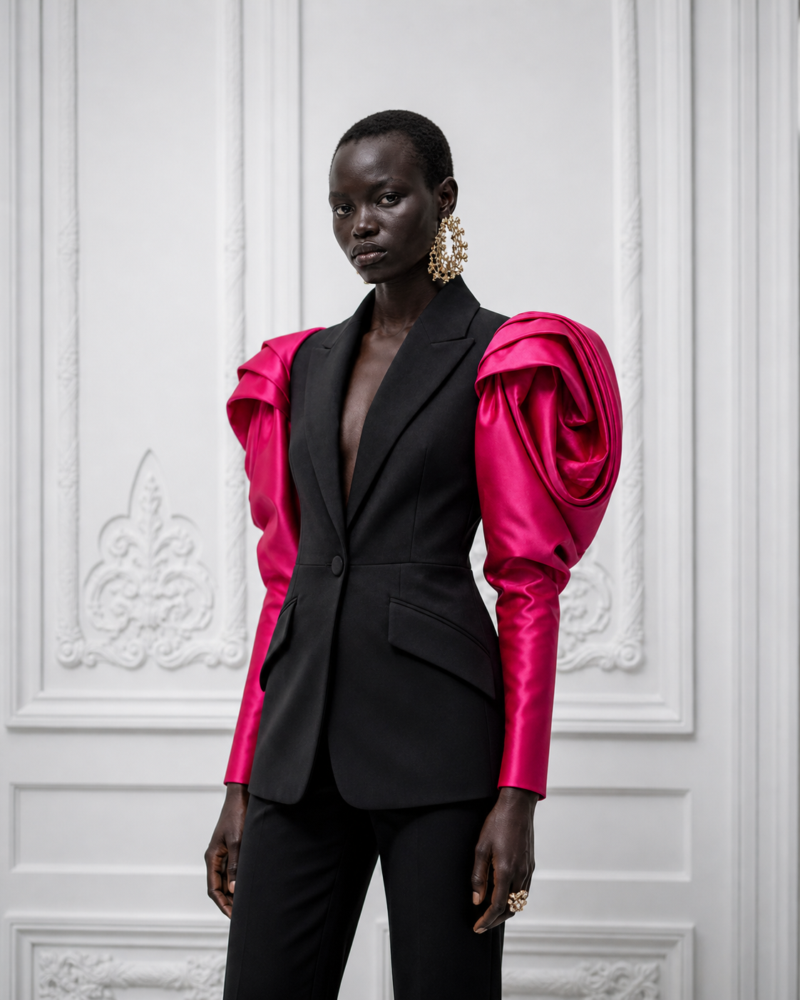 Couture Contrast Blazer