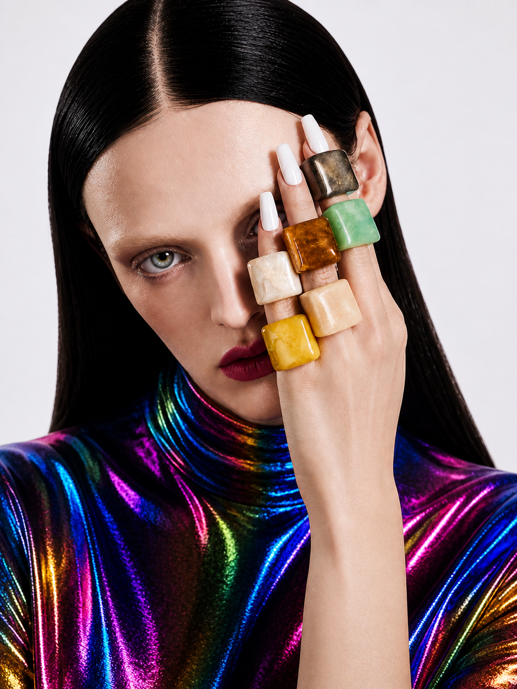 Chromatic Stone Ring