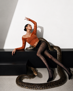 Terracotta Veil Couture Top