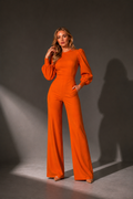 No.02 — Statement Silk-Touch Jumpsuit