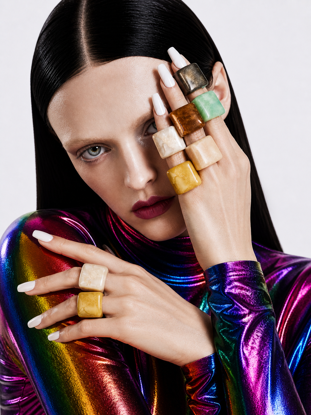 Chromatic Stone Ring