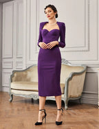 Dress with open