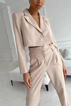 Cropped blazer
